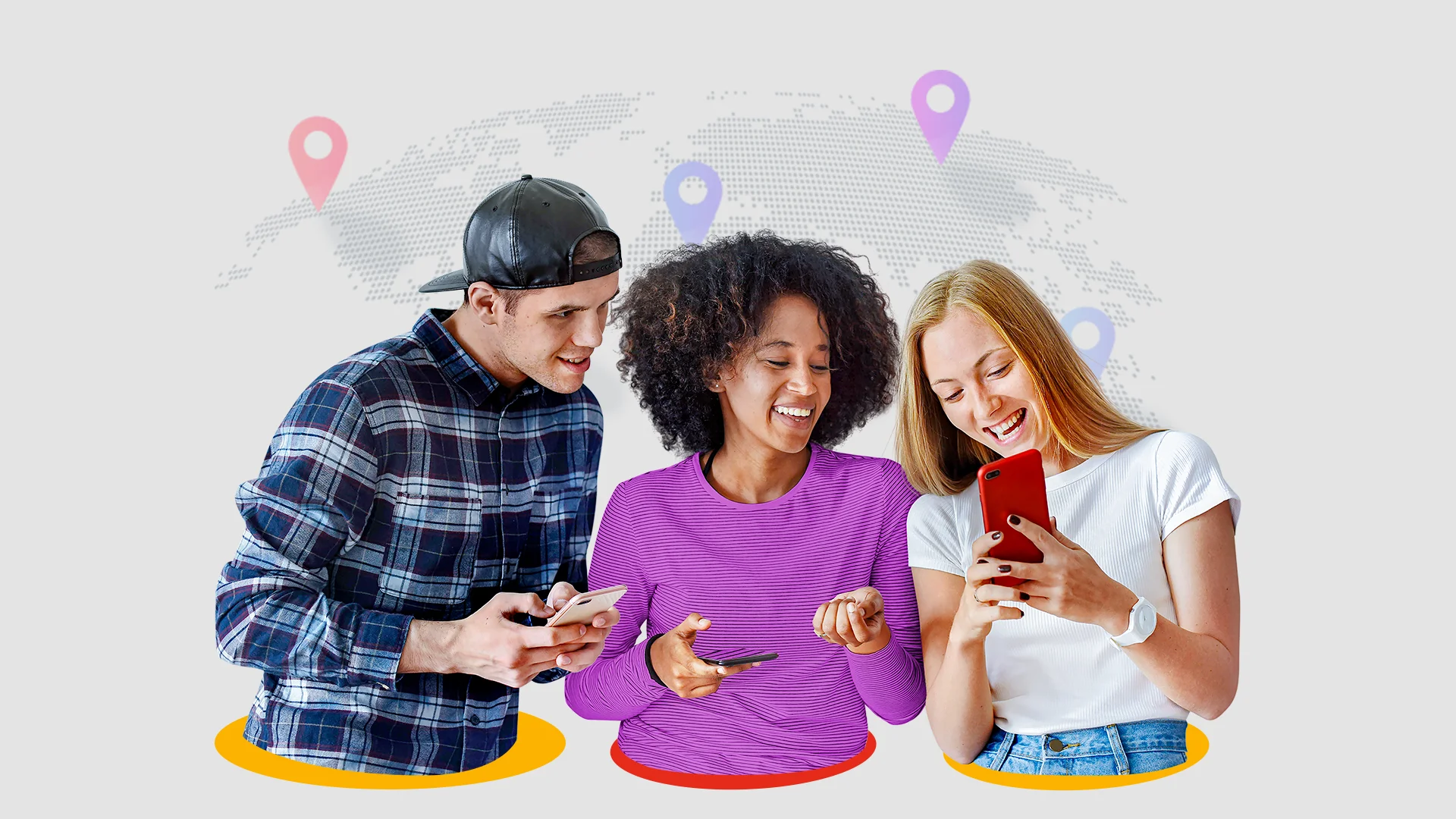Friends exploring global connectivity with AirSimGo